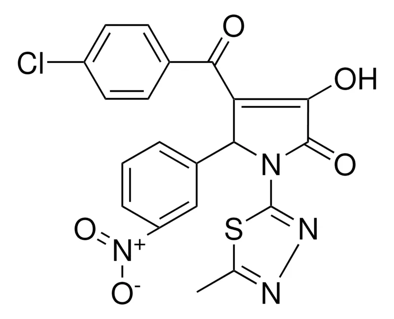 Sigma-Aldrich 4-(4-CHLOROBENZOYL)-3-HYDROXY-1-(5-METHYL-1,3,4-THIADIAZOL-2-YL)-5-(3-NITROPHENYL)-1,5-DIHYDRO-2H-PYRROL-2-ONE,AldrichCPR