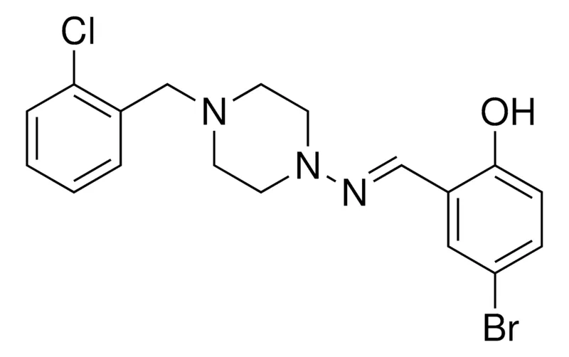 Sigma-Aldrich 4-BROMO-2-((4-(2-CHLORO-BENZYL)-PIPERAZIN-1-YLIMINO)-METHYL)-PHENOL,AldrichCPR