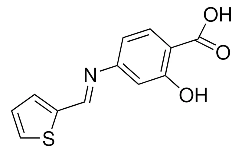 Sigma-Aldrich 4-(2-THIENYLMETHYLENEAMINO)SALICYLIC ACID,AldrichCPR