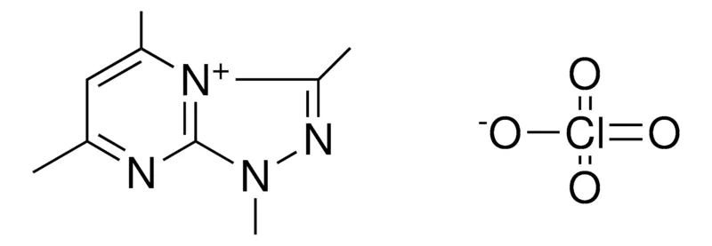 Sigma-Aldrich 1,3,5,7-TETRAMETHYL-1H-(1,2,4)TRIAZOLO(4,3-A)PYRIMIDIN-4-YLIUM, PERCHLORATE,AldrichCPR