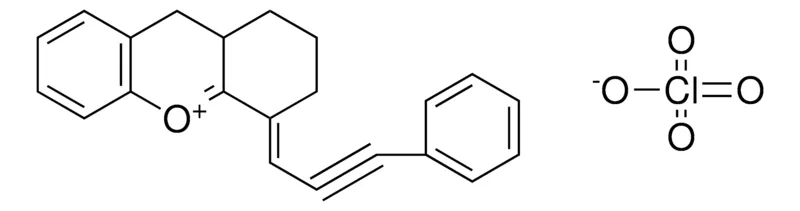 Sigma-Aldrich 4-(3-PHENYL-PROP-2-YNYLIDENE)-1,2,3,4,9,9A-HEXAHYDRO-XANTHENYLIUM, PERCHLORATE,AldrichCPR