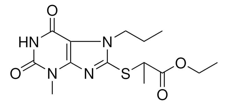 Sigma-Aldrich 2-(3-ME-2,6-DIOXO-7-PR-2,3,6,7-4H-1H-PURIN-8-YLSULFANYL)-PROPIONIC ACID ET ESTER,AldrichCPR