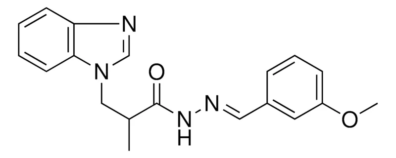 Sigma-Aldrich 3-BENZOIMIDAZOL-1-YL-2-METHYL-PROPIONIC ACID (3-METHOXY-BENZYLIDENE)-HYDRAZIDE，AldrichCPR
