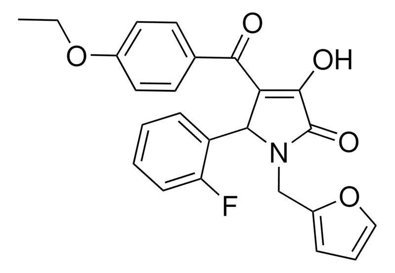 Sigma-Aldrich 4-(4-ETHOXYBENZOYL)-5-(2-FLUOROPHENYL)-1-(2-FURYLMETHYL)-3-HYDROXY-1,5-DIHYDRO-2H-PYRROL-2-ONE,AldrichCPR