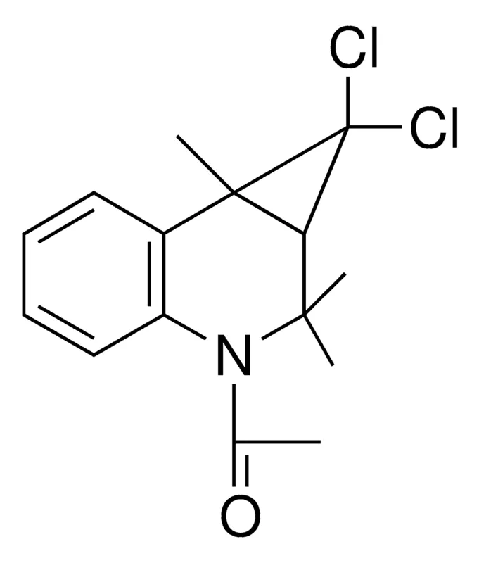 Sigma-Aldrich 1-(1,1-DICHLORO-2,2,7B-TRIMETHYL-4H-3-AZA-CYCLOPROPA(A)NAPHTHALEN-3-YL)-ETHANONE,AldrichCPR