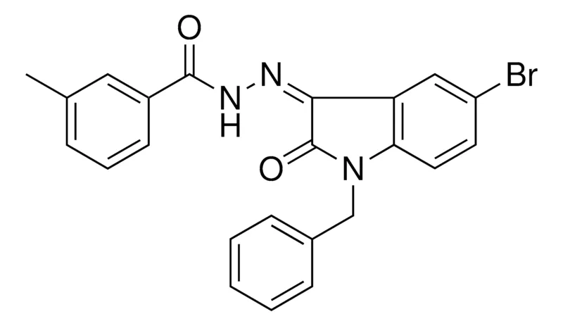 Sigma-Aldrich 3-ME-BENZOIC ACID (1-BENZYL-5-BROMO-2-OXO-1,2-DIHYDRO-INDOL-3-YLIDENE)-HYDRAZIDE,AldrichCPR