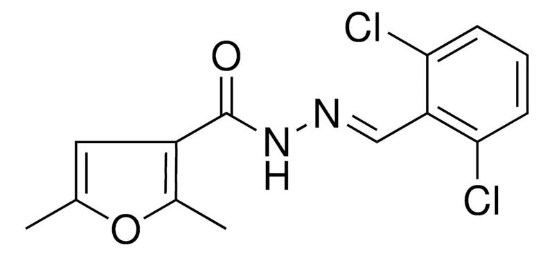 Sigma-Aldrich 2,5-DIMETHYL-FURAN-3-CARBOXYLIC ACID (2,6-DICHLORO-BENZYLIDENE)-HYDRAZIDE,AldrichCPR