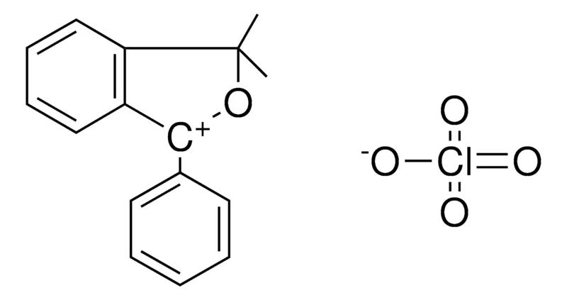 Sigma-Aldrich 3,3-DIMETHYL-1-PHENYL-1,3-DIHYDROISOBENZOFURAN-1-YLIUM PERCHLORATE,AldrichCPR
