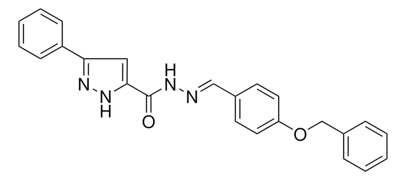 Sigma-Aldrich 5-PHENYL-2H-PYRAZOLE-3-CARBOXYLIC ACID (4-BENZYLOXY-BENZYLIDENE)-HYDRAZIDE,AldrichCPR