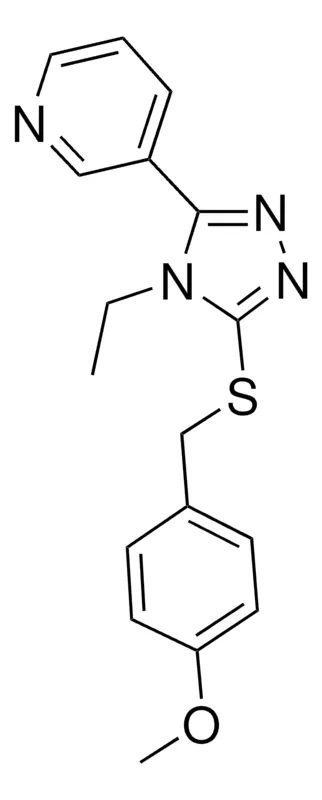 Sigma-Aldrich 3-(4-ETHYL-5-((4-METHOXYBENZYL)THIO)-4H-1,2,4-TRIAZOL-3-YL)PYRIDINE，AldrichCPR