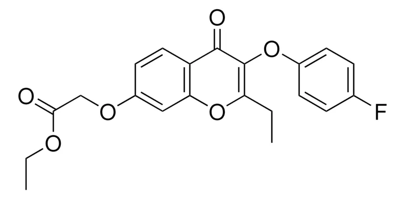 Sigma-Aldrich ETHYL ((2-ETHYL-3-(4-FLUOROPHENOXY)-4-OXO-4H-CHROMEN-7-YL)OXY)ACETATE,AldrichCPR