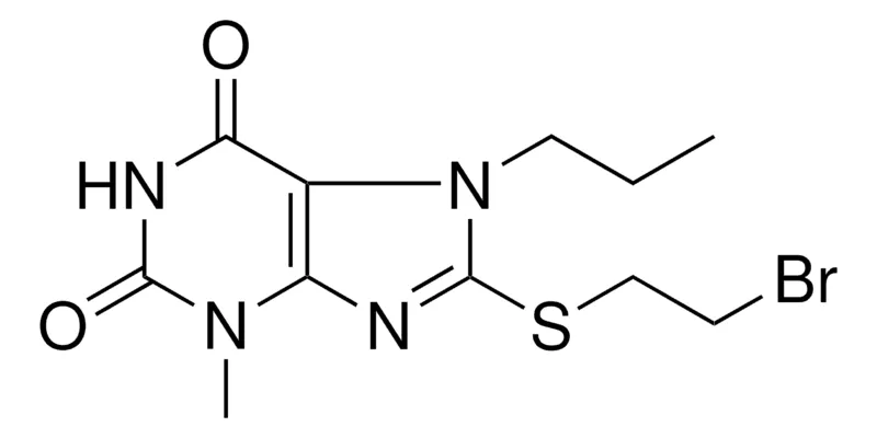 Sigma-Aldrich 8-(2-BROMO-ETHYLSULFANYL)-3-METHYL-7-PROPYL-3,7-DIHYDRO-PURINE-2,6-DIONE,AldrichCPR