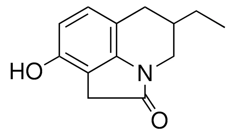 Sigma-Aldrich 5-ETHYL-9-HYDROXY-5,6-DIHYDRO-1H,4H-PYRROLO(3,2,1-IJ)QUINOLIN-2-ONE,AldrichCPR