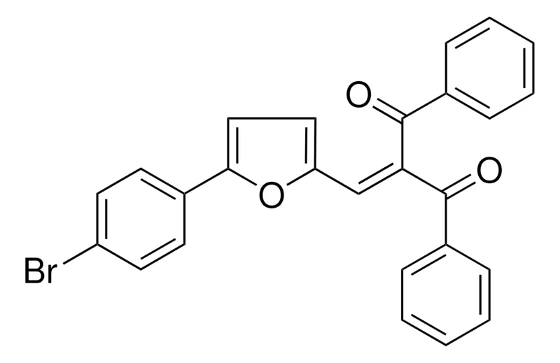 Sigma-Aldrich 2-((5-(4-BROMOPHENYL)-2-FURYL)METHYLENE)-1,3-DIPHENYL-1,3-PROPANEDIONE,AldrichCPR