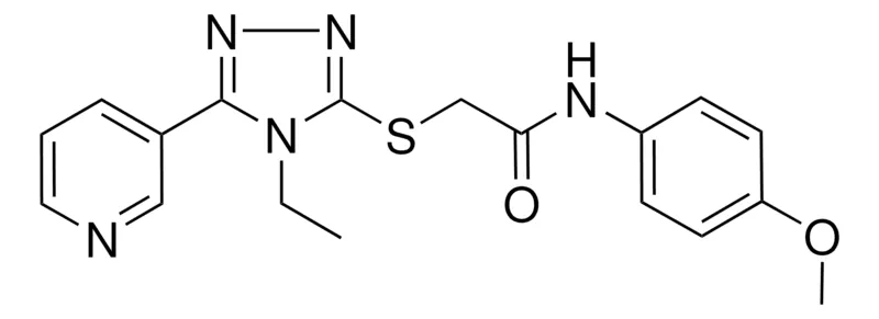 Sigma-Aldrich 2-((4-ET-5-(3-PYRIDINYL)-4H-1,2,4-TRIAZOL-3-YL)THIO)-N-(4-METHOXY-PH)ACETAMIDE，AldrichCPR