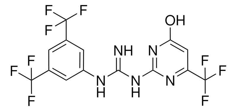 Sigma-Aldrich N-[3,5-BIS(TRIFLUOROMETHYL)PHENYL]-N'-[4-HYDROXY-6-(TRIFLUOROMETHYL)-2-PYRIMIDINYL]GUANIDINE，AldrichCPR