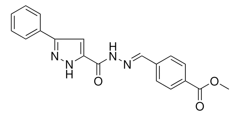 Sigma-Aldrich 4-((5-PHENYL-2H-PYRAZOLE-3-CARBONYL)-HYDRAZONOMETHYL)-BENZOIC ACID METHYL ESTER,AldrichCPR
