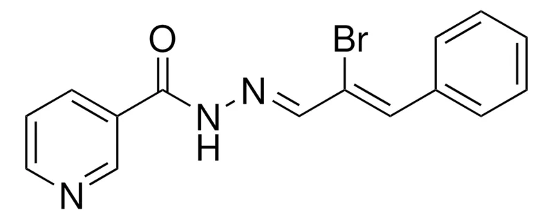 Sigma-Aldrich NICOTINIC ACID (2-BROMO-3-PHENYL-ALLYLIDENE)-HYDRAZIDE,AldrichCPR