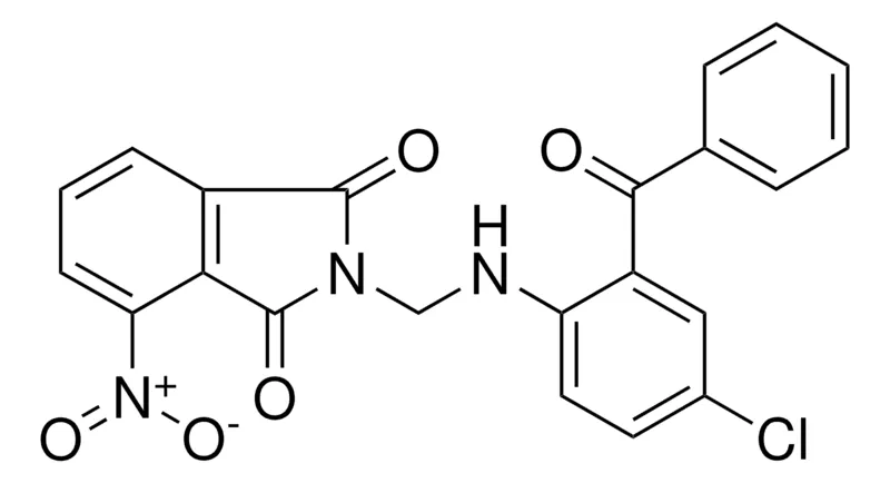 Sigma-Aldrich 2-((2-BENZOYL-4-CHLORO-PHENYLAMINO)-METHYL)-4-NITRO-ISOINDOLE-1,3-DIONE,AldrichCPR