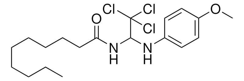 Sigma-Aldrich DECANOIC ACID (2,2,2-TRICHLORO-1-(4-METHOXY-PHENYLAMINO)-ETHYL)-AMIDE,AldrichCPR