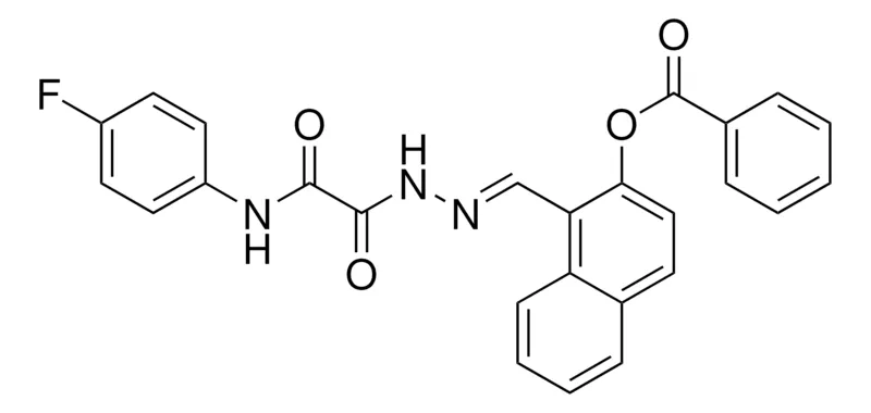 Sigma-Aldrich 1-(2-((4-FLUOROANILINO)(OXO)ACETYL)CARBOHYDRAZONOYL)-2-NAPHTHYL BENZOATE,AldrichCPR