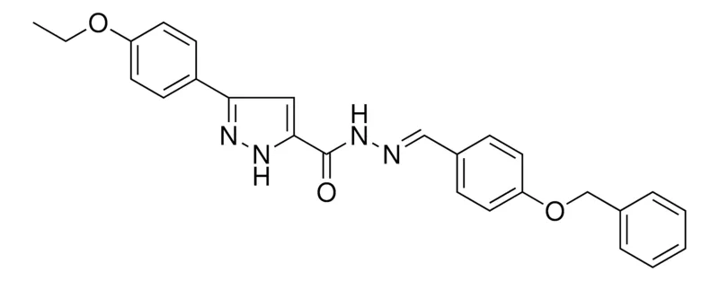 Sigma-Aldrich 5-(4-ETHOXY-PH)-2H-PYRAZOLE-3-CARBOXYLIC ACID (4-BENZYLOXY-BENZYLIDENE)HYDRAZIDE,AldrichCPR