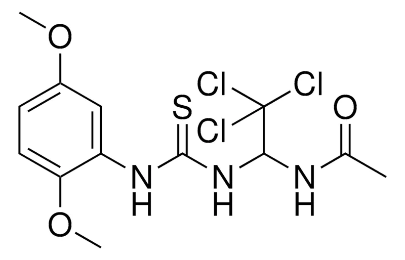 Sigma-Aldrich N-(2,2,2-TRICHLORO-1-(3-(2,5-DIMETHOXY-PHENYL)-THIOUREIDO)-ETHYL)-ACETAMIDE,AldrichCPR