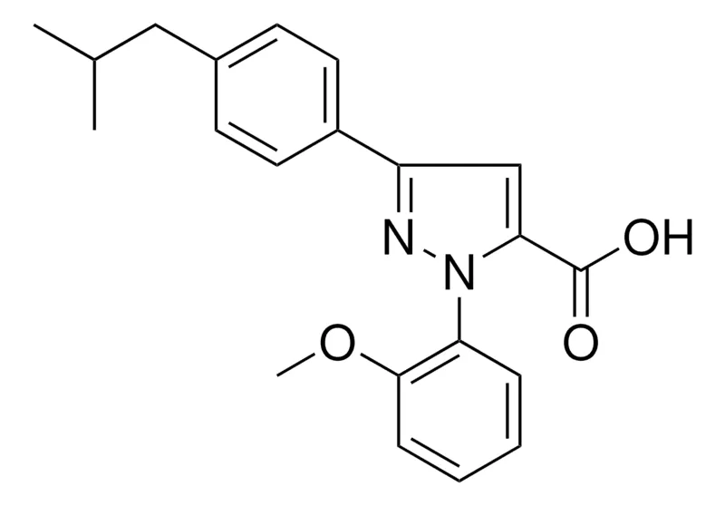 Sigma-Aldrich 3-(4-ISOBUTYLPHENYL)-1-(2-METHOXYPHENYL)-1H-PYRAZOLE-5-CARBOXYLIC ACID,AldrichCPR