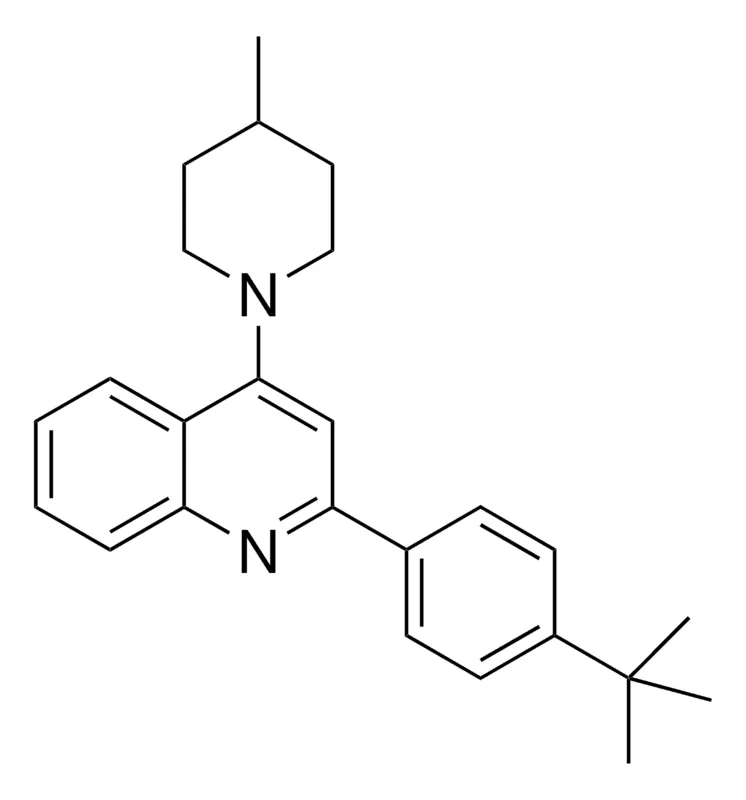 Sigma-Aldrich 2-(4-TERT-BUTYLPHENYL)-4-(4-METHYL-1-PIPERIDINYL)QUINOLINE，AldrichCPR