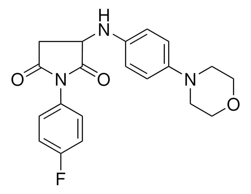 Sigma-Aldrich 1-(4-FLUORO-PHENYL)-3-(4-MORPHOLIN-4-YL-PHENYLAMINO)-PYRROLIDINE-2,5-DIONE,AldrichCPR