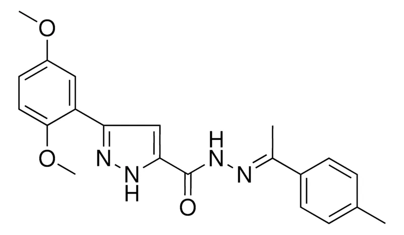 Sigma-Aldrich 5-(2,5-DI-MEO-PH)-2H-PYRAZOLE-3-CARBOXYLIC ACID (1-P-TOLYL-ETHYLIDENE)-HYDRAZIDE,AldrichCPR