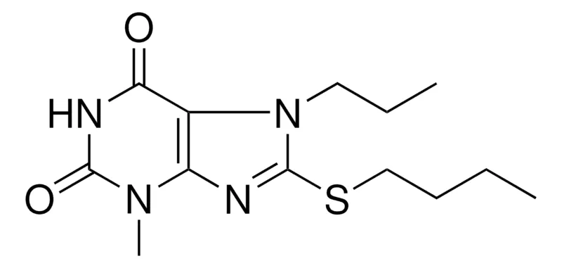 Sigma-Aldrich 8-BUTYLSULFANYL-3-METHYL-7-PROPYL-3,7-DIHYDRO-PURINE-2,6-DIONE,AldrichCPR