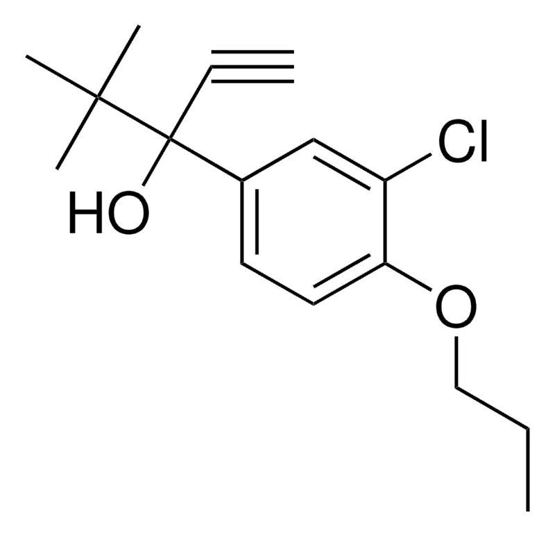 Sigma-Aldrich 3-(3-CHLORO-4-PROPOXYPHENYL)-4,4-DIMETHYL-1-PENTYN-3-OL,AldrichCPR