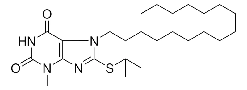 Sigma-Aldrich 7-HEXADECYL-8-ISOPROPYLSULFANYL-3-METHYL-3,7-DIHYDRO-PURINE-2,6-DIONE,AldrichCPR