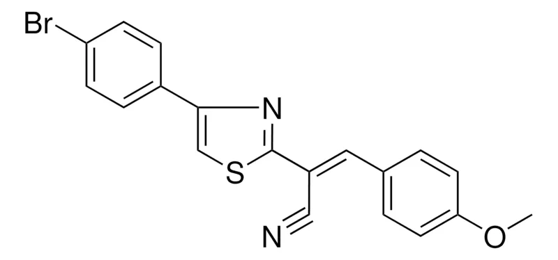 Sigma-Aldrich 2-(4-(4-BROMO-PHENYL)-THIAZOL-2-YL)-3-(4-METHOXY-PHENYL)-ACRYLONITRILE,AldrichCPR