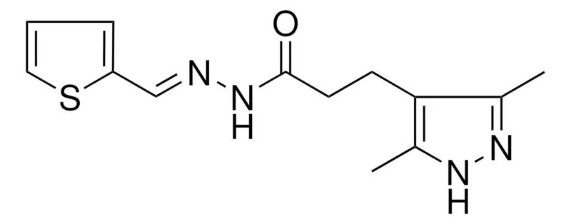 Sigma-Aldrich 3-(3,5-DIMETHYL-1H-PYRAZOL-4-YL)-PROPIONIC ACID THIOPHEN-2-YLMETHYLENE-HYDRAZIDE,AldrichCPR