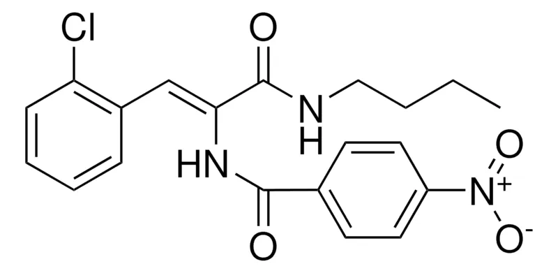 Sigma-Aldrich N-(1-BUTYLCARBAMOYL-2-(2-CHLORO-PHENYL)-VINYL)-4-NITRO-BENZAMIDE,AldrichCPR