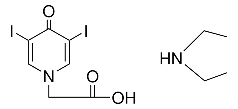 Sigma-Aldrich 1,4-DIHYDRO-3,5-DIIODO-4-OXO-1-PYRIDINEACETIC ACID, DIETHYLAMINE SALT,AldrichCPR
