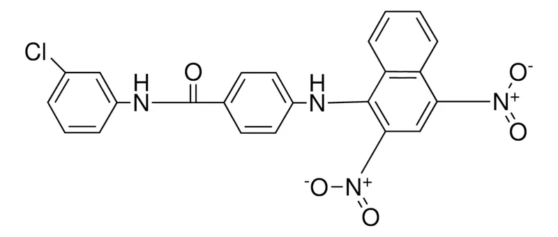 Sigma-Aldrich N-(3-CHLORO-PHENYL)-4-(2,4-DINITRO-NAPHTHALEN-1-YLAMINO)-BENZAMIDE,AldrichCPR