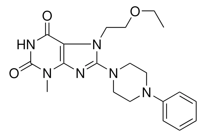 Sigma-Aldrich 7-(2-ETHOXYETHYL)-3-ME-8-(4-PH-1-PIPERAZINYL)-3,7-DIHYDRO-1H-PURINE-2,6-DIONE,AldrichCPR