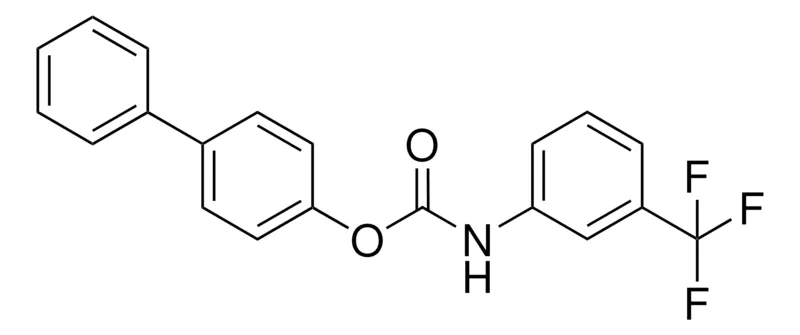 Sigma-Aldrich 4-(((3-(TRIFLUOROMETHYL)ANILINO)CARBONYL)OXY)-1,1'-BIPHENYL,AldrichCPR