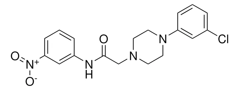 Sigma-Aldrich 2-(4-(3-CHLORO-PHENYL)-PIPERAZIN-1-YL)-N-(3-NITRO-PHENYL)-ACETAMIDE,AldrichCPR