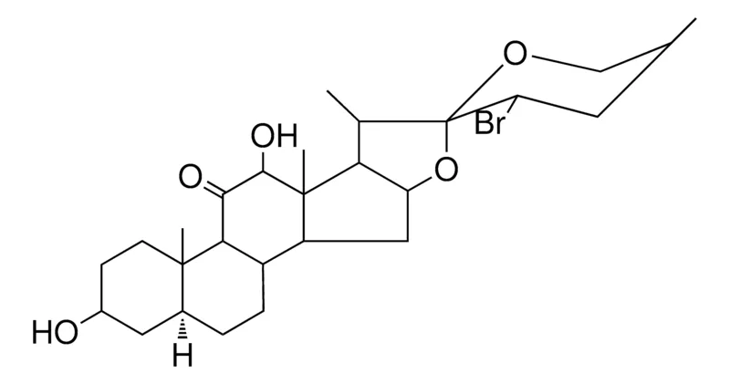 Sigma-Aldrich 23-BROMO-3BETA,12BETA-DIHYDROXY-11-KETOTIGOGENIN,AldrichCPR