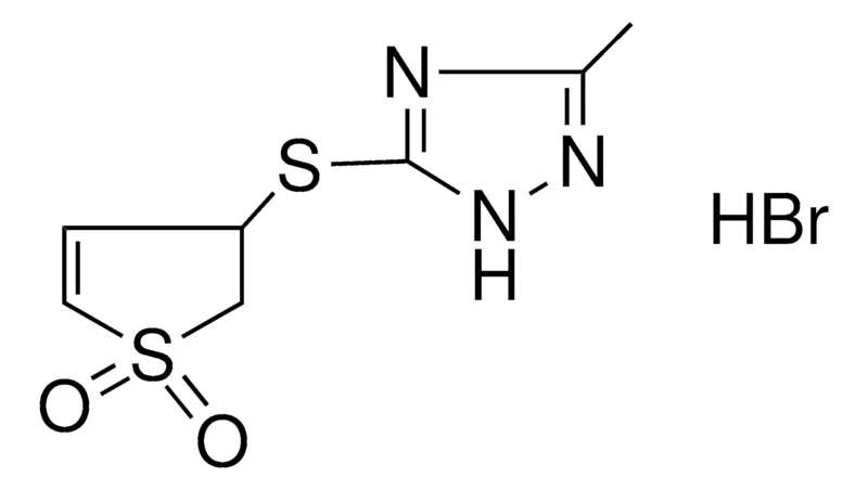 Sigma-Aldrich 5-(1,1-DIOXO-2,3-2H-1H-THIOPHEN-3-YLSULFANYL)-3-ME-1H-(1,2,4)TRIAZOLE, HBR,AldrichCPR