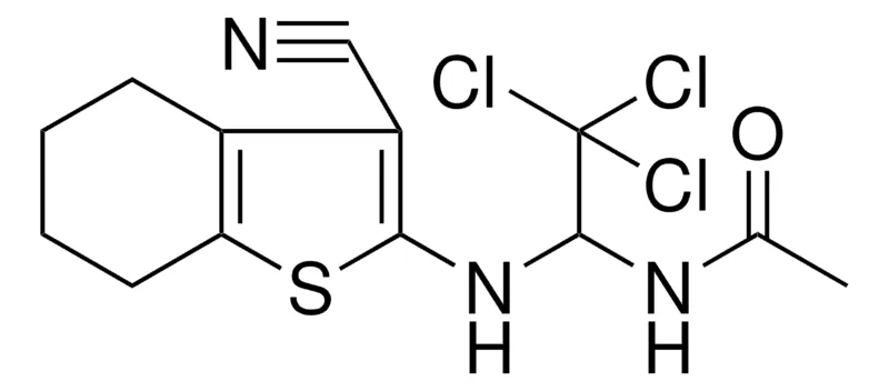 Sigma-Aldrich N-(2,2,2-TRICHLORO-1-(3-CYANO-4,5,6,7-4H-BENZO(B)THIOPHEN-2-YLAMINO)ET)ACETAMIDE，AldrichCPR