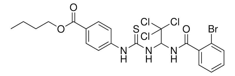 Sigma-Aldrich 4-(3-(1-(2-BR-BENZOYLAMINO)-2,2,2-TRICHLORO-ET)-THIOUREIDO)BENZOIC ACID BU ESTER,AldrichCPR