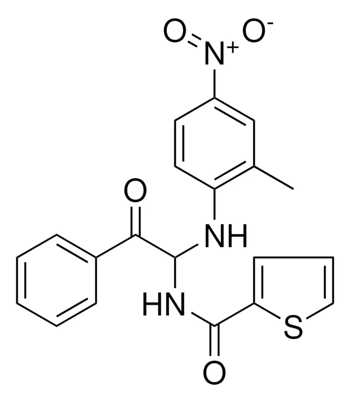 Sigma-Aldrich THIOPHENE-2-CARBOXYLIC ACID (1-(2-ME-4-NITRO-PHENYLAMINO)-2-OXO-2-PH-ET)-AMIDE,AldrichCPR