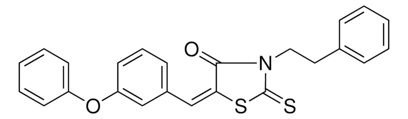Sigma-Aldrich 3-PHENETHYL-5-(3-PHENOXY-BENZYLIDENE)-2-THIOXO-THIAZOLIDIN-4-ONE,AldrichCPR