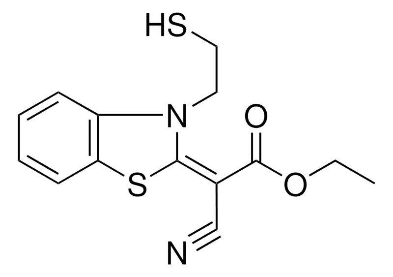 Sigma-Aldrich CYANO-(3-(2-MERCAPTO-ETHYL)-3H-BENZOTHIAZOL-2-YLIDENE)-ACETIC ACID ETHYL ESTER,AldrichCPR
