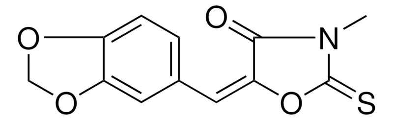 Sigma-Aldrich 5-BENZO(1,3)DIOXOL-5-YLMETHYLENE-3-METHYL-2-THIOXO-OXAZOLIDIN-4-ONE,AldrichCPR
